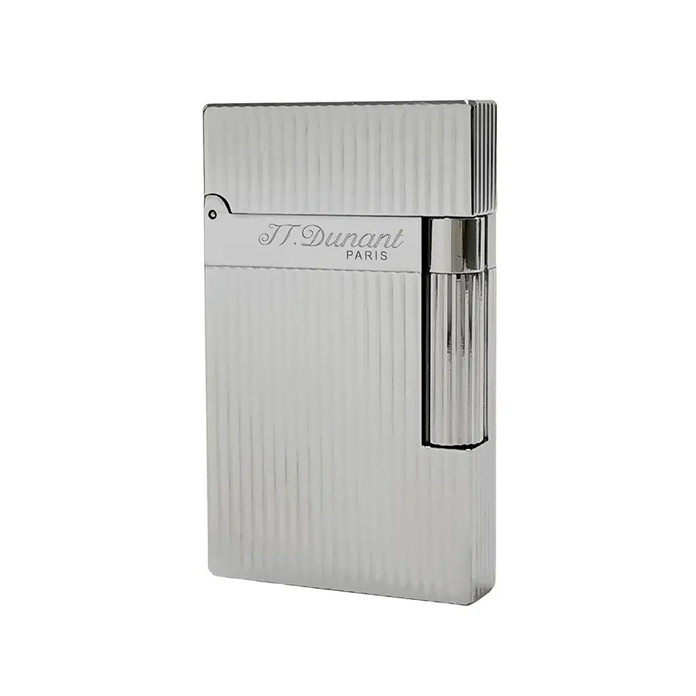 Luxury Gas Lighters Vertical Lines Cigar Tobacco Cigarette Accessories Smoking Man Gift Collections Inflatable Butane Ding Sound