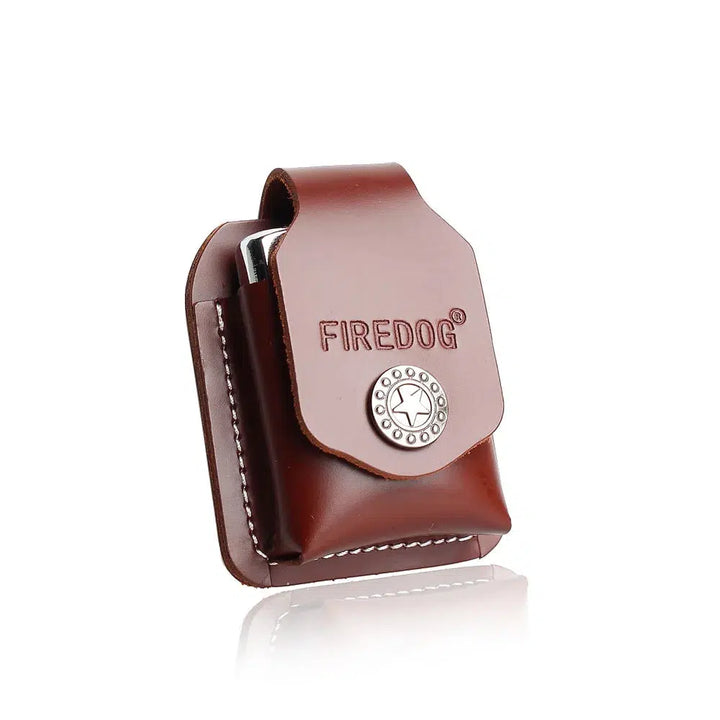 Firedog Leather Baf For Zippo Lighters