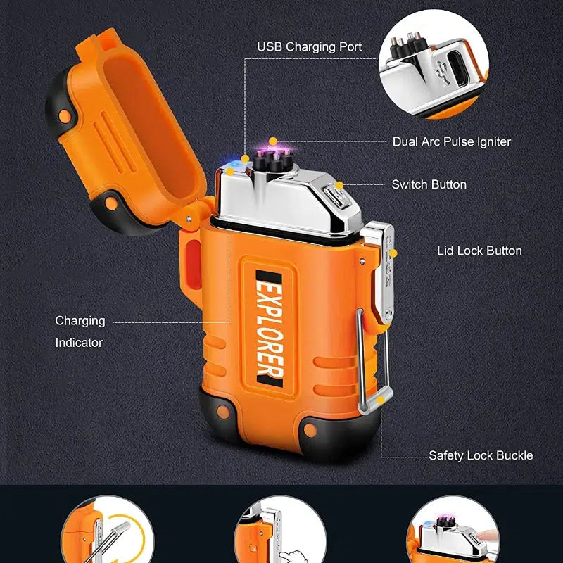 Waterproof Portable Outdoor Lighter